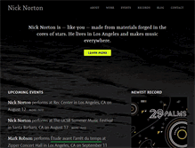 Tablet Screenshot of nickwritesmusic.com